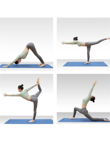 Mat de Yoga Mat Block Antideslizante 182.88x60.96cm TPE