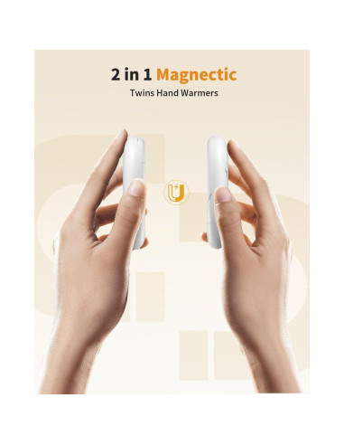 Calentadores de Manos Recargables coldSky ZY-A1 2 Piezas