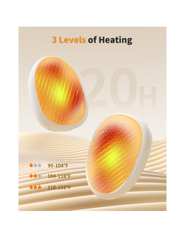 Calentadores de Manos Recargables coldSky ZY-A1 2 Piezas