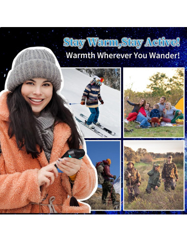 Calentadores de Manos Recargables UJROQI OT-109 6000mAh 20h