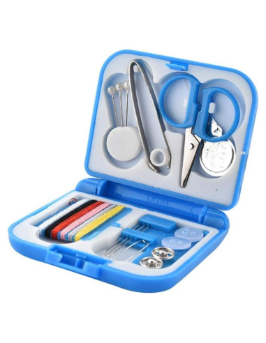 Kit de Costura Portátil SYBL - 3 Paquetes con Hilos y Tijeras