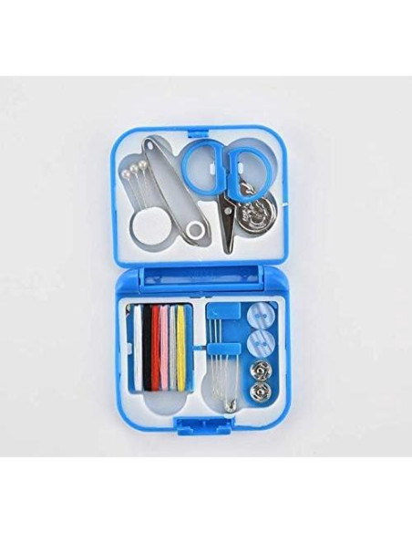 Kit de Costura Portátil SYBL - 3 Paquetes con Hilos y Tijeras