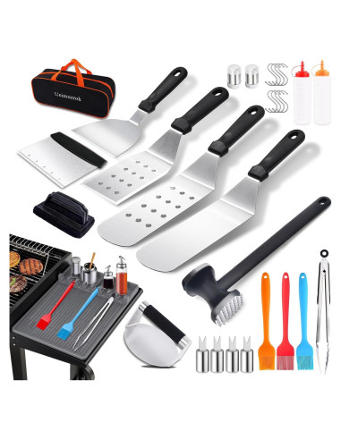 Kit de Accesorios para Plancha Ueimuzrok 30 Piezas BBQ