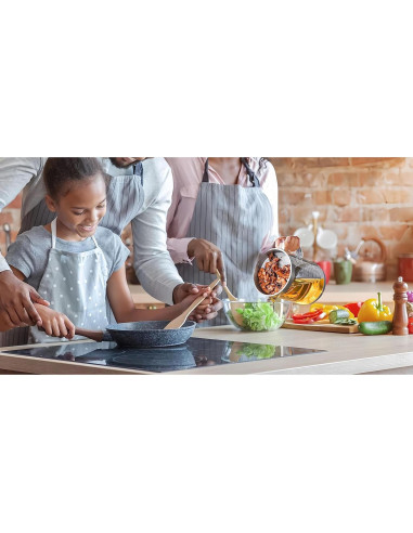 Contenedor de grasa de tocino TLIOCAS 1500 ml vidrio borosilicato