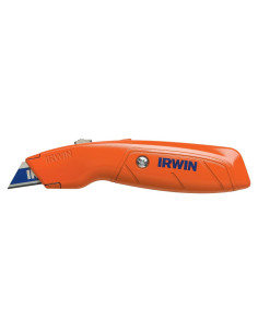 Cuchillo de Utilidad Retráctil Hi-Vis IRWIN Naranja 90g
