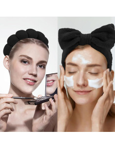 Banda de Spa Wecoe 4 Piezas Microfibra para Cuidado Facial 2
