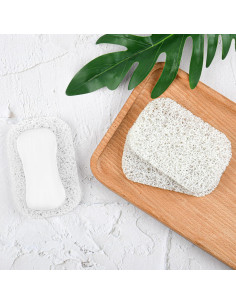 4 Almohadillas Soporte Jabón Yadream Transparente PVC Ducha 2