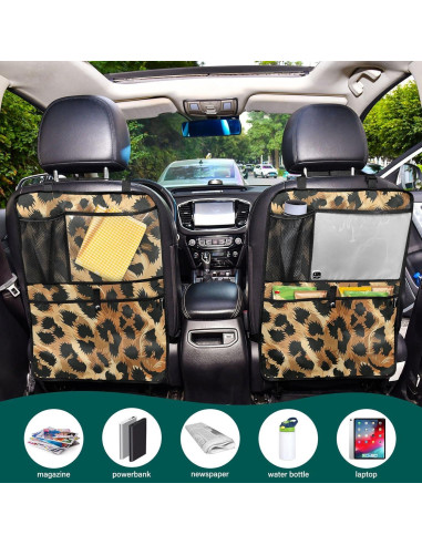Organizador de respaldo de asiento de coche BOENLE x2 impermeable