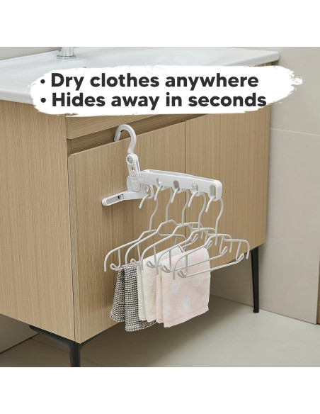 Estante Plegable para Secar Ropa GorillaLine GLINEGO - Portátil y Compacto