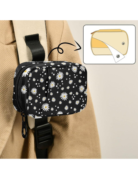 Estuche de Pastillas Ollabaky 7 Días Portátil con Cremallera