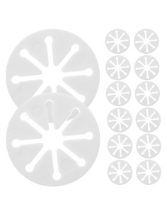 Organizador de Calcetines TOYANDONA 28 Piezas Plástico Blanco