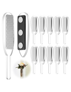 10 Pares de Clips Magnéticos Boutonniere Acrílico para Boda