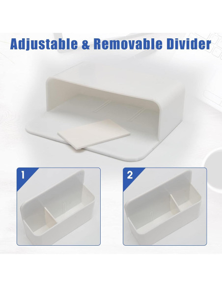 Soporte Magnético para Marcadores Catcan - 2 Piezas Blanco