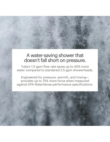 Cabezal de Ducha de Mano Brondell Nebia Yuba Níquel Cepillado 5 Configuraciones