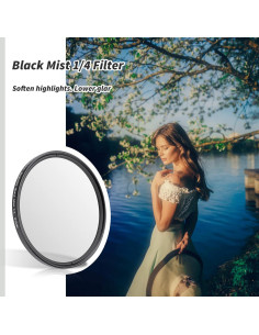 Filtro Black Pro Mist 95mm 1/4 - Efecto Suave para Fotografía 2