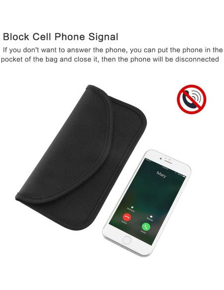 Bolsa Faraday ONEVER para Teléfono y Llave FOB - Protección RFID