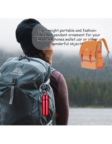 5 Mini Viales Metálicos Impermeables HASPOLIN para Medicamentos