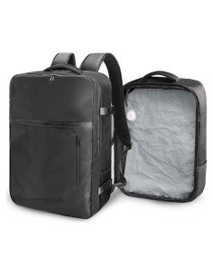 Mochila de Viaje SUOCO 50-60L con Bolsa de Vacío Negra