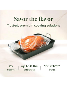 Bolsas para horno Oasier 25 unidades 40.64x44.45 cm 2