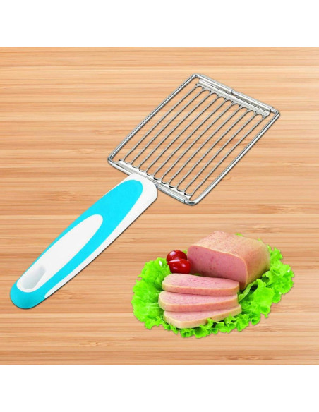 Cortador de Carne Fría Aramox de Acero Inoxidable Azul