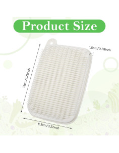 2 Piezas Cepillo Limpiador de Verduras Mabor - Cerdas Suaves 2