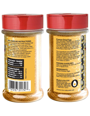 Huevo de Pollo Entero Liofilizado Northwest Naturals 113 g