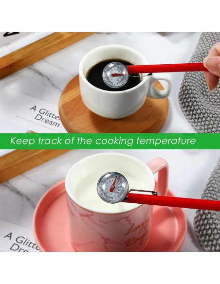 Termómetro de Cocina Xuhal Acero Inoxidable 3 Pcs 12.5 cm