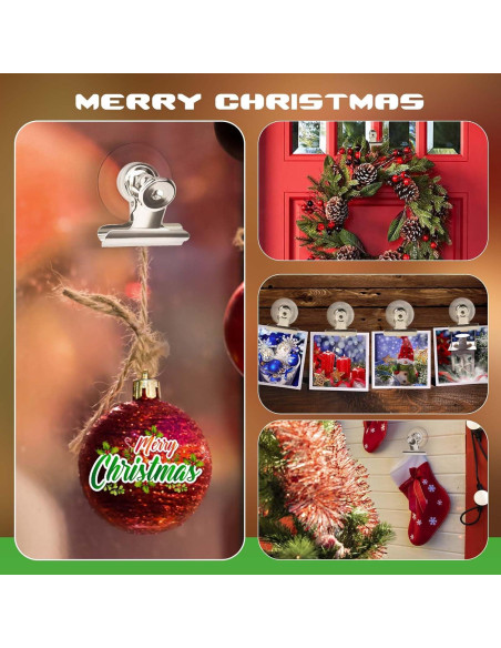 Clips de Ventosa AccEncyc 12Pcs Soporte para Hogar y Oficina