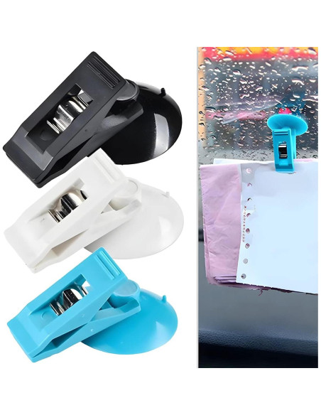 Clip de Billetes con Ventosa BELOMI 2 Pcs Negro