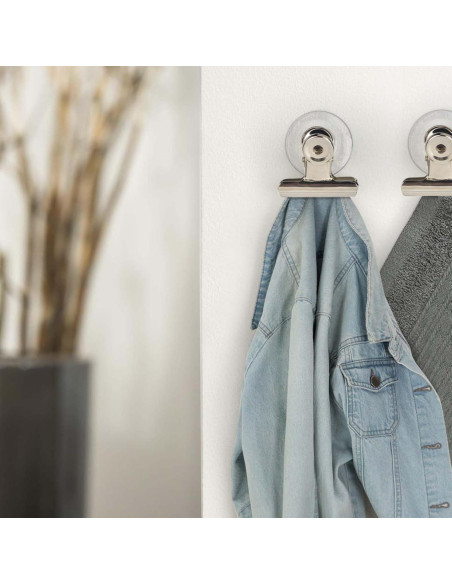 Clips de Ventosa AccEncyc 12Pcs Soporte para Hogar y Oficina