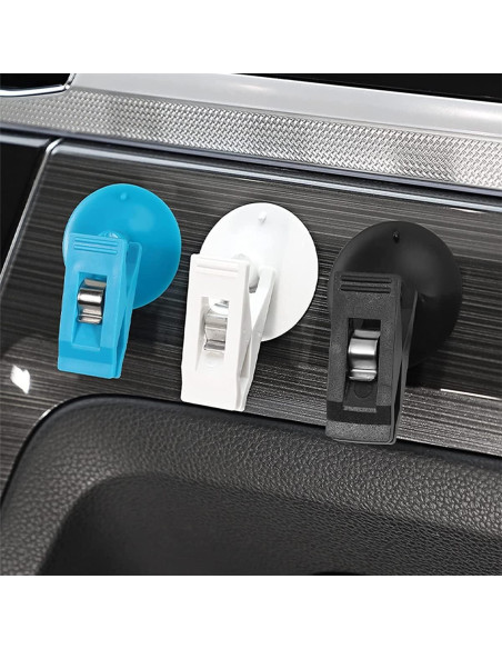 Clip de Billetes con Ventosa BELOMI 2 Pcs Negro