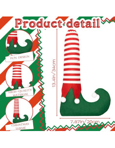 4 Fundas para Patas de Sillas Navidad Denylo Pro Antideslizantes 2