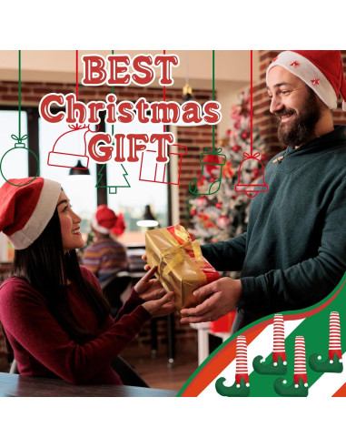 4 Fundas para Patas de Sillas Navidad Denylo Pro Antideslizantes