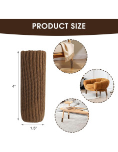 50 Calcetines Protectores para Patas de Sillas Framad - Antideslizantes 2