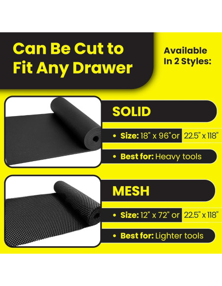Forro Antideslizante Zerust 299.72 x 57.15 cm para Herramientas