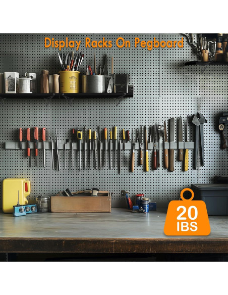 Estantes de Madera G.CORE para Tablero de Clavijas - 2 Piezas