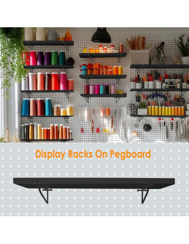 Estantes de Madera G.CORE para Tablero de Clavijas - 2 Piezas