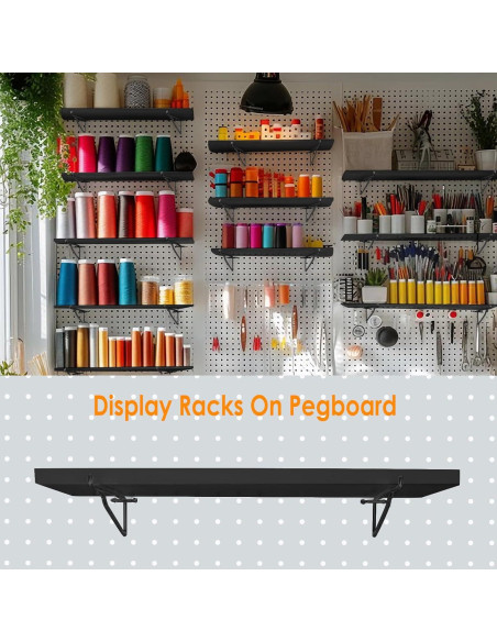 Estantes de Madera G.CORE para Tablero de Clavijas - 2 Piezas