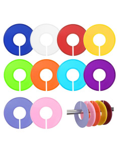 10 Divisores de Closet Yuomeaz para Ropa Colgante Multicolor