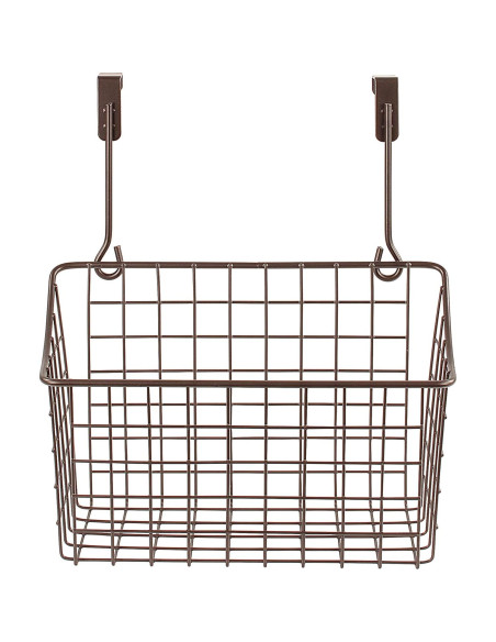 Cesta Colgante Spectrum Mediana de Alambre Bronce para Cocina y Baño