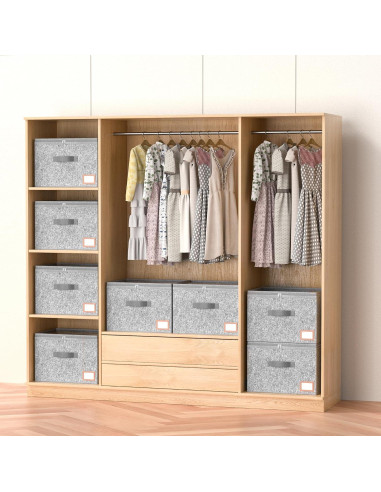 Organizador de Zapatos Ajustable PENGLONG 32 Pares Fieltro Negro