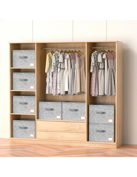 Organizador de Zapatos Ajustable PENGLONG 32 Pares Fieltro Negro