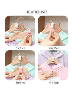 Ganchos Conectores para Perchas Gorilla Case 20 PCS Blanco 2