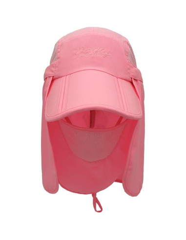 Gorra de sol plegable Connectyle con máscara facial UPF 50+