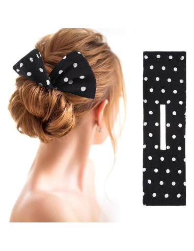 6 Piezas Creador de Moños Deft Hair Bun Maker Multicolor