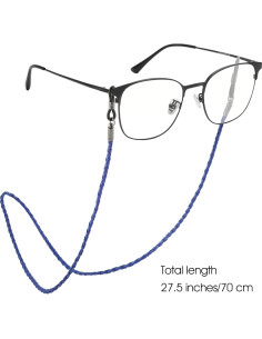 Cadenas para Gafas 10 Pcs Ajustables PU Multicolor KFHENSOMR 2