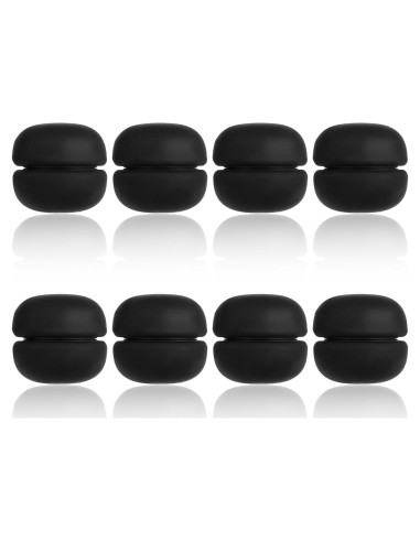 8 Pines Magnéticos para Hijab XIHIRCD - Broches Sin Pin Negros