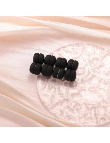 8 Pines Magnéticos para Hijab XIHIRCD - Broches Sin Pin Negros