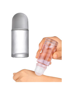 Botella Rodante de Vidrio 50ml PurYupearl a Prueba de Fugas