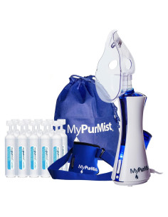 Inhalador de vapor portátil MyPurMist Classic con soporte